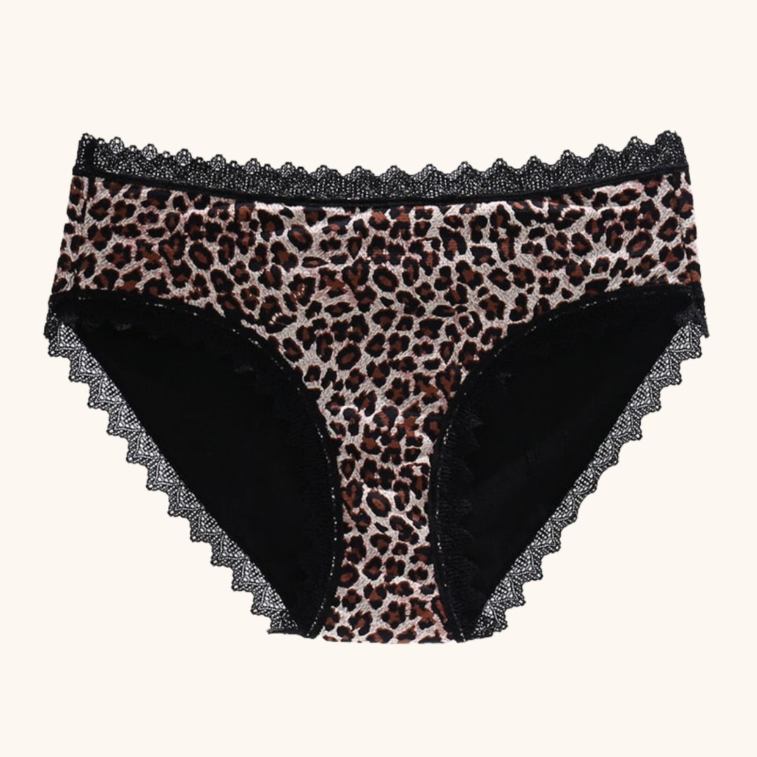 Leopard Print Period Underwear