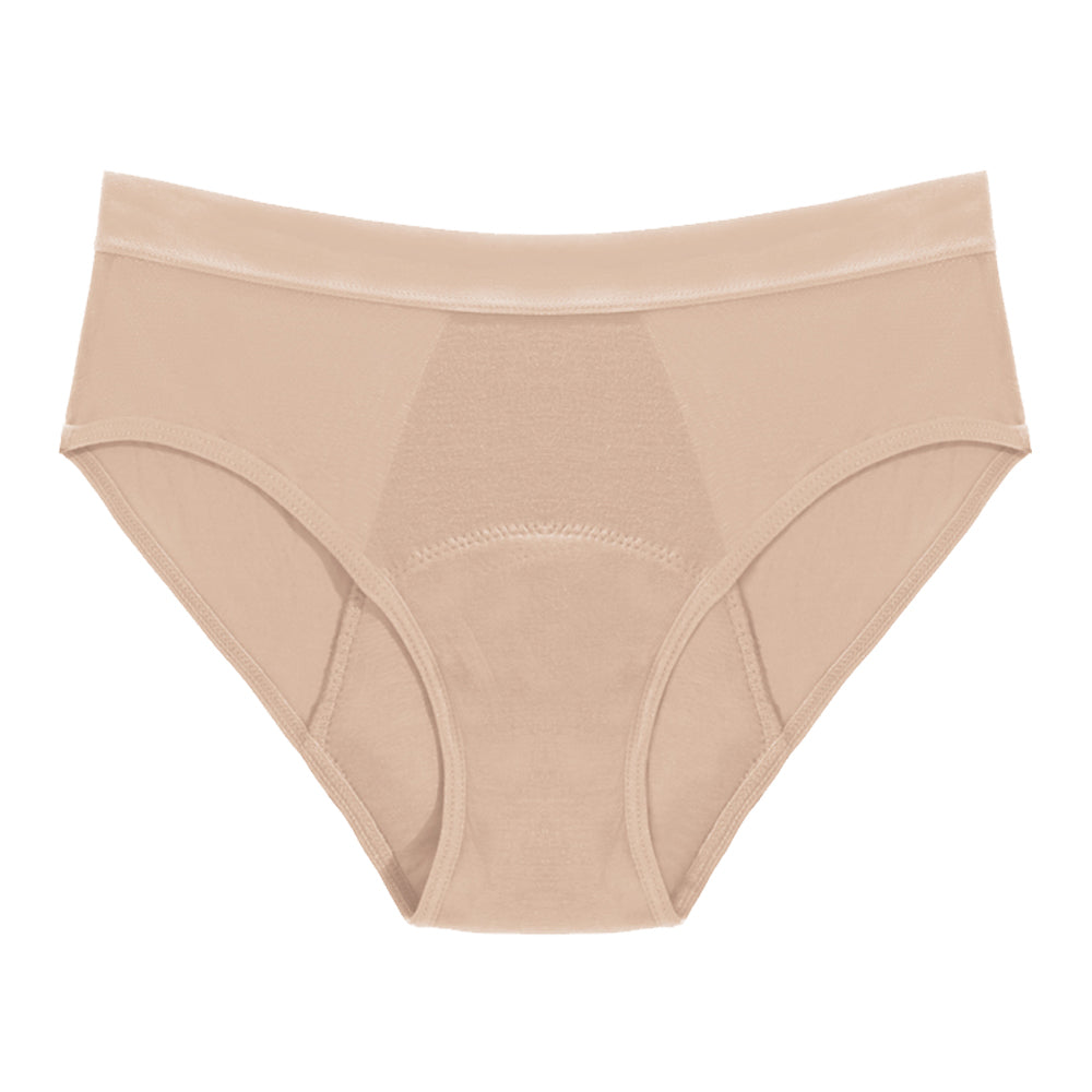 Spdoo Women's Seamlee Period Underwear Mid Waisted Modal Underwear Soft  Breathable Leak-Proof Period Panties Stretch Briefs 